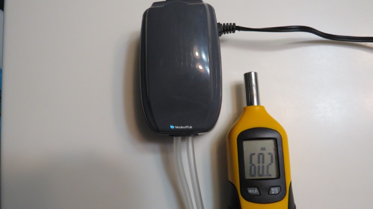 SunSun airpump decibel testing